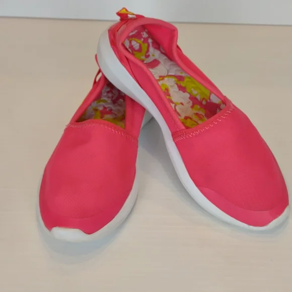 Avia Women's Coral Fabric Escape Lightweight Slip-On Walking Shoe Flats - Picture 2 of 14